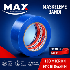 48MM X 30MT MAVİ MASKELEME BANDI